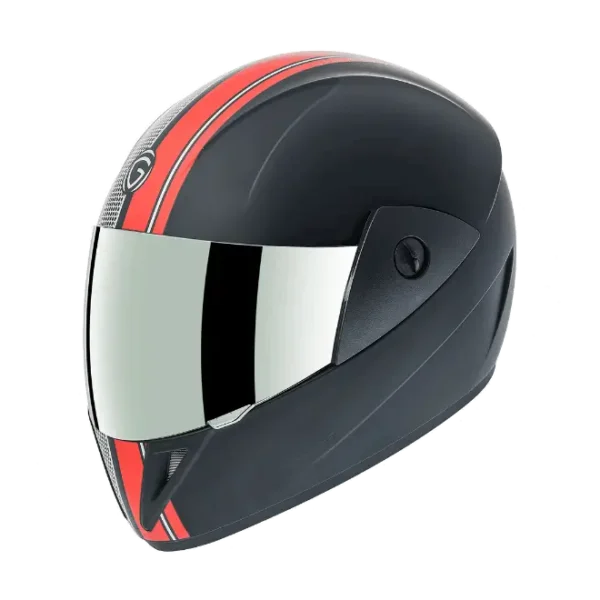 Gliders Jazz DX D10 Gloss Black / Red Helmet
