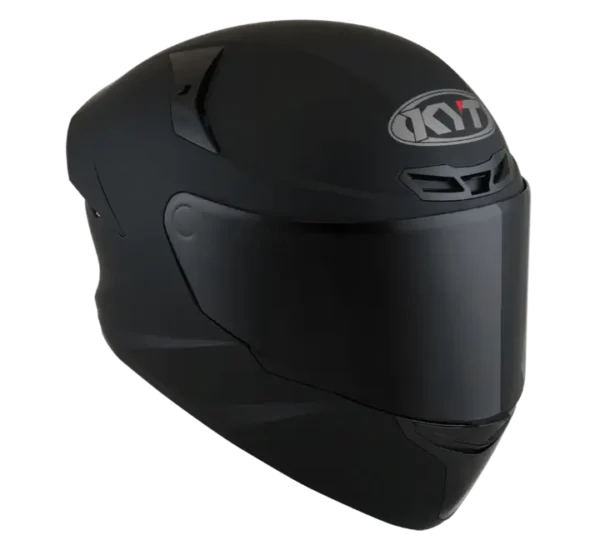 KYT TT-Course Matt Black Helmet - Image 6