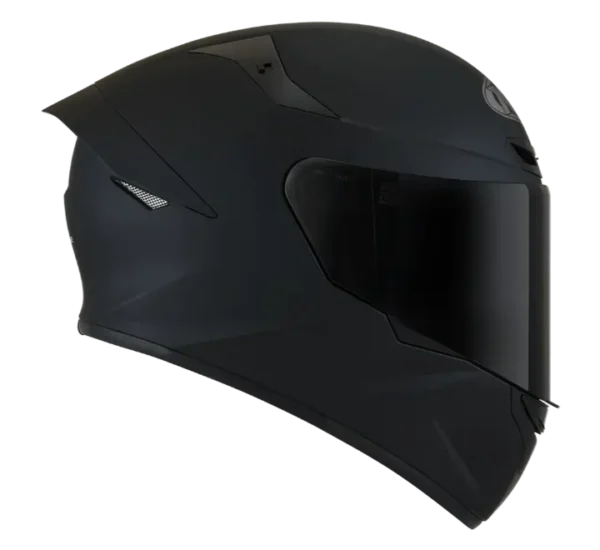 KYT TT-Course Matt Black Helmet - Image 3