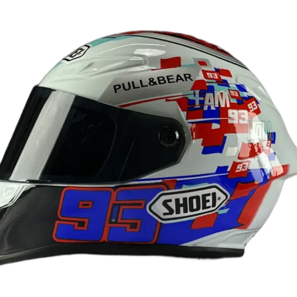 Miniature Helmet Style SHOEI CAMO Black and White