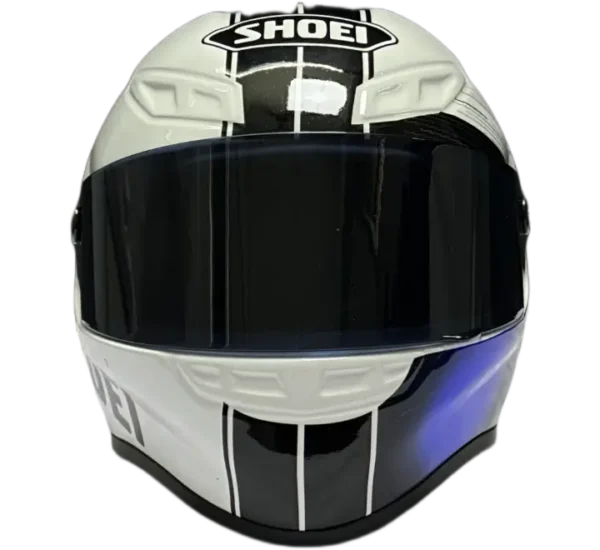 Miniature Helmet Style SHOEI Spider White - Image 2