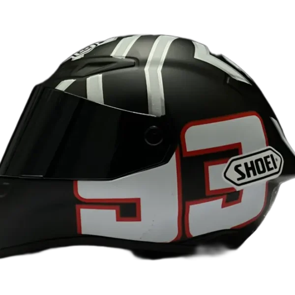 Miniature Helmet Style SHOEI Spider Black Matt
