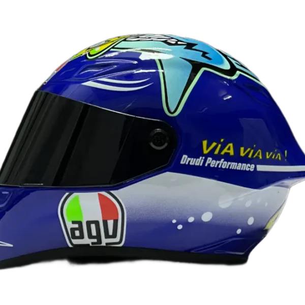 Miniature Helmet Style AGV Gloss Blue