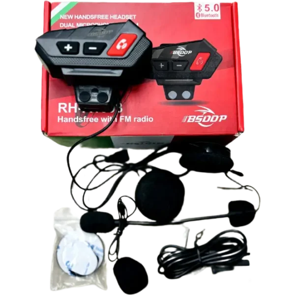 BSDDP 2024 Latest FM Ready Bluetooth  Helmet HeadSet ( RH-A1308)