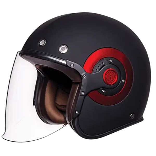 SMK RETRO JET OPEN FACE SOLID MATT BLACK (MA 230)