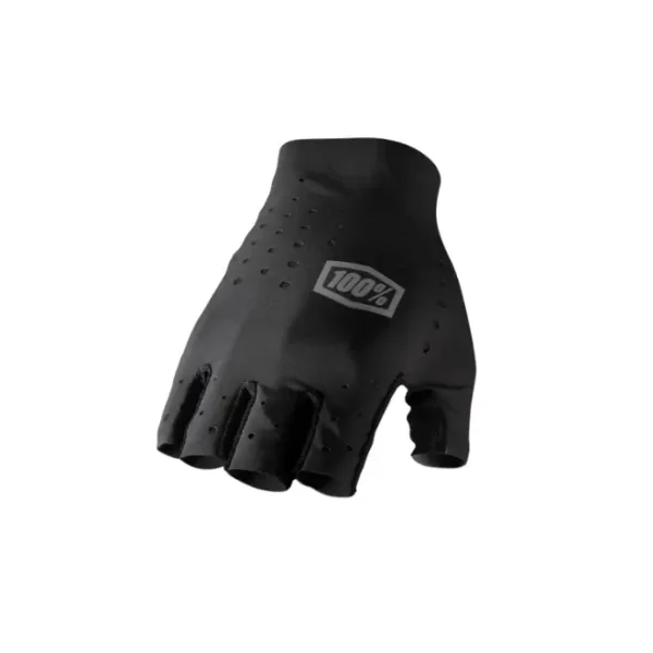 100% Gloves Black Dot Half