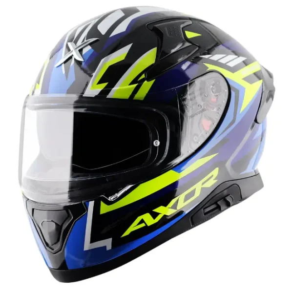AXOR APEX STREAK HELMET BLACK & BLUE