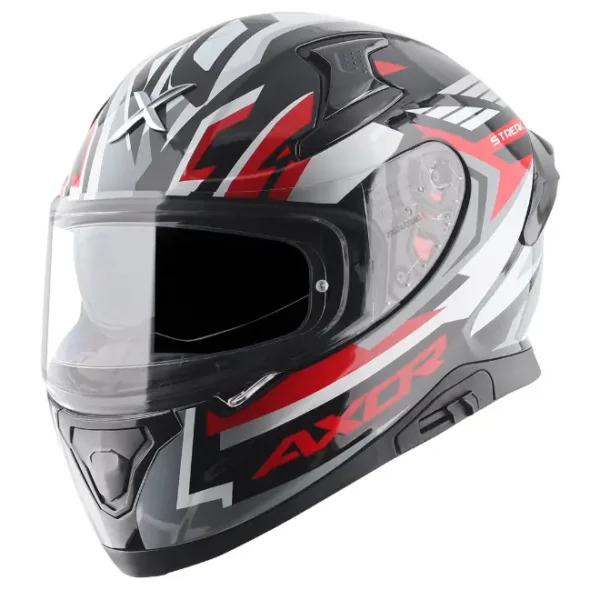 AXOR APEX STREAK HELMET BLACK & RED