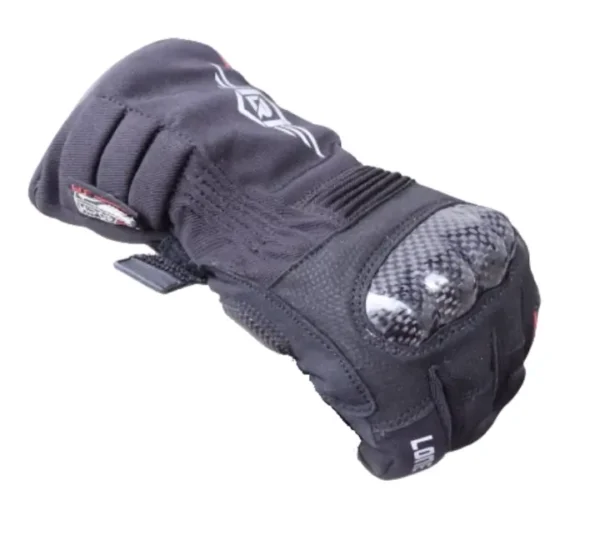 LONE RANGER DRYD V2 WATERPROOF RIDING GLOVES-BLACK - Image 3