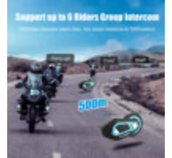 1351767 freedconn motorcycle intercom t max pro 6 riders 800m motorcycle communication systems music sharing 100 | The rider hub