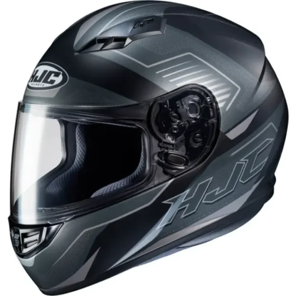 HJC CS-15 R3 Trion Motorcycle Helmet (Black/Grey)