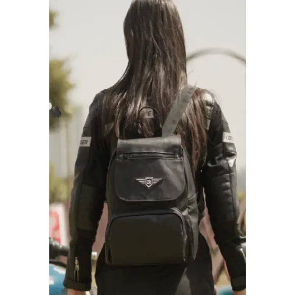 Lone Ranger Noir Leather Women Backpack
