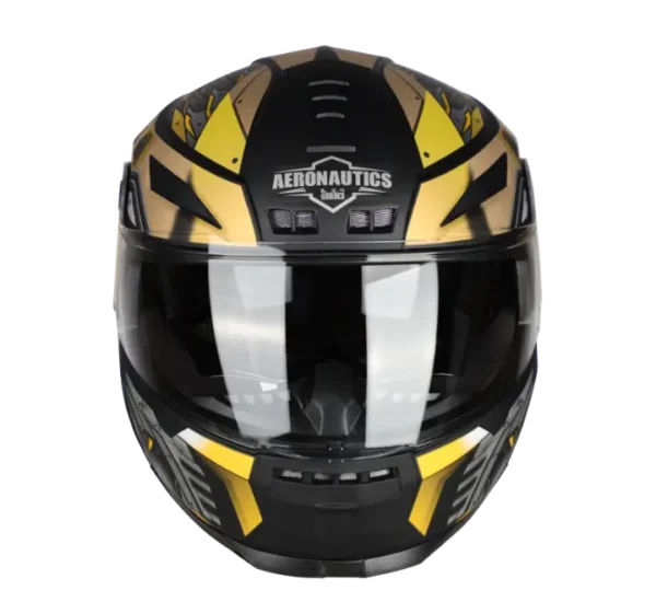 STEELBIRD SBH-40 MARGOUDEE ISS GLOSSY MEDIUM END BLACK WITH GOLD - Image 3