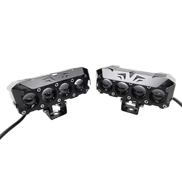 HJG Mega Drive 4 Lens Dual Color Yellow/White LED Fog Lights