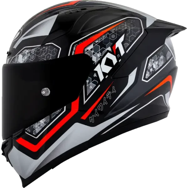 KYT Striker #01 Black/Red Helmet