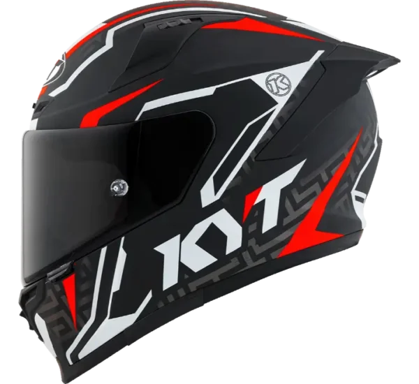 KYT Striker 2V #02 Matt Black Red Helmet