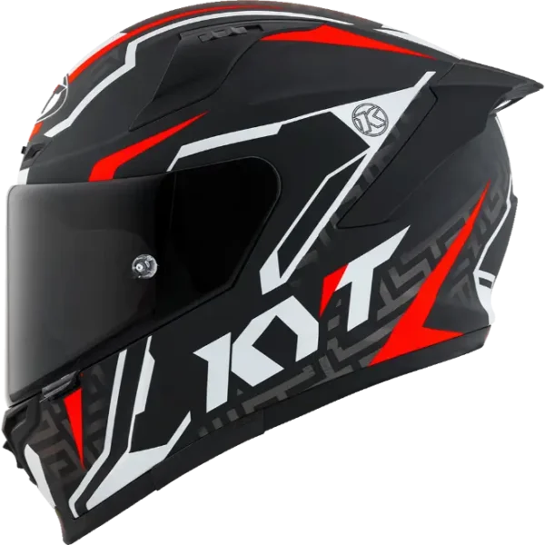 KYT Striker 2V #02 Matt Black Red Helmet
