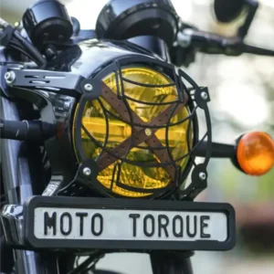 Moto Torque Headlight Guard for Royal Enfield Shotgun 650