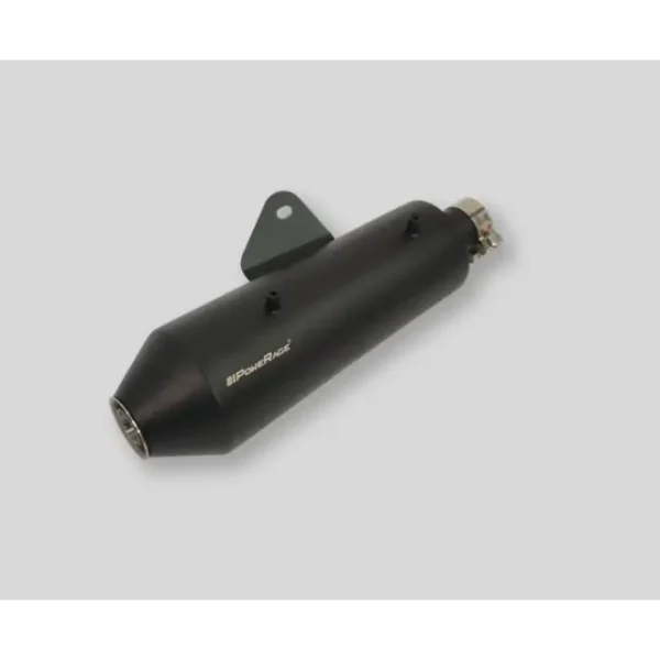 Powerage Performance Exhaust for Royal Enfield Hunter 350 – Black Finish
