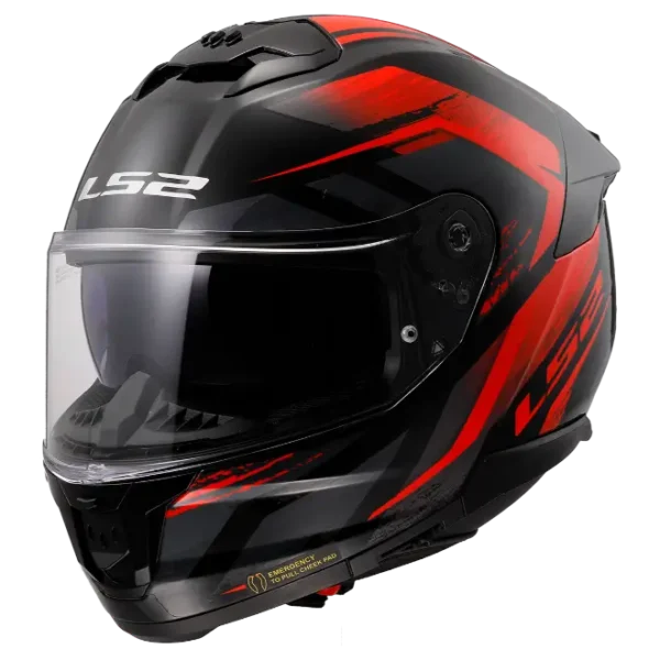 LS2 FF320 STREAM II EVO FURY BLACK RED