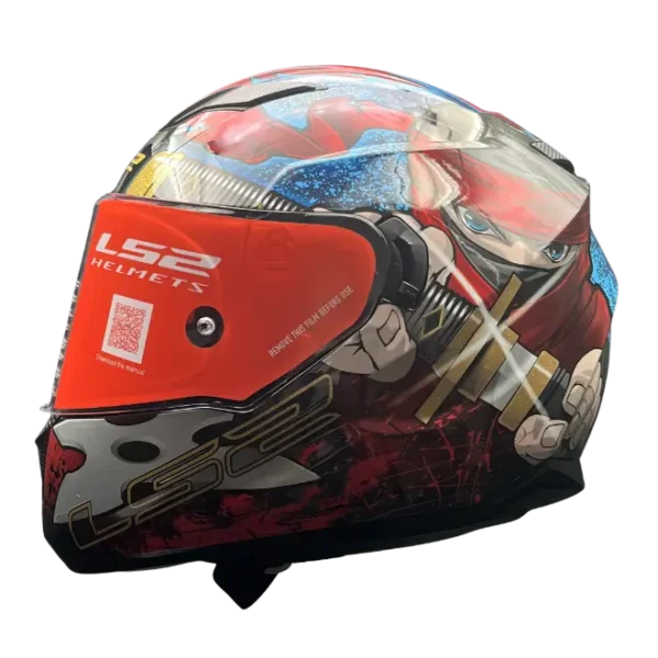 LS2 FF320 STREAM EVO NINJA RED BLUE