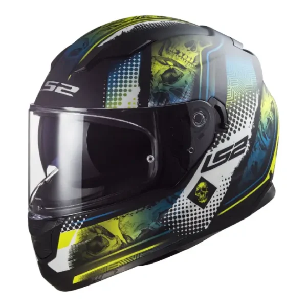 LS2 FF320 Stream Evo Mara Black Hi-viz Yellow
