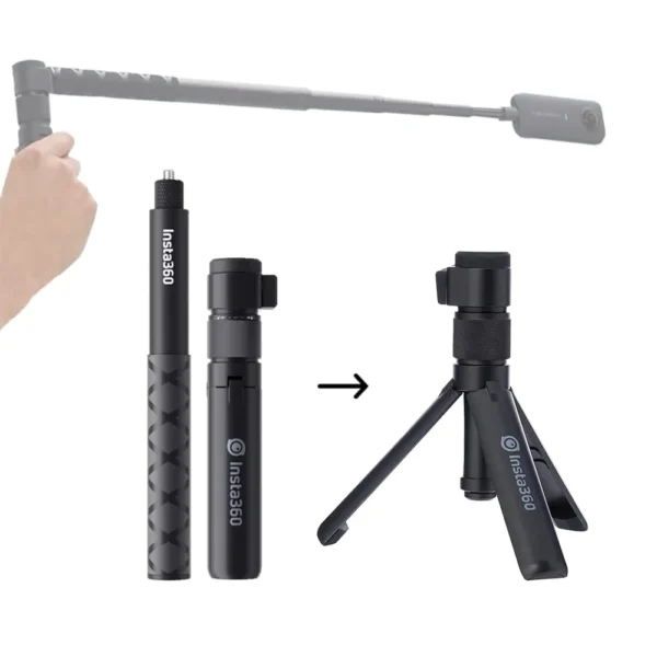 Action Pro Insta 360 Invisible Monopod Selfie Stick with Tripod for ONE X & X3 Camera - Image 7