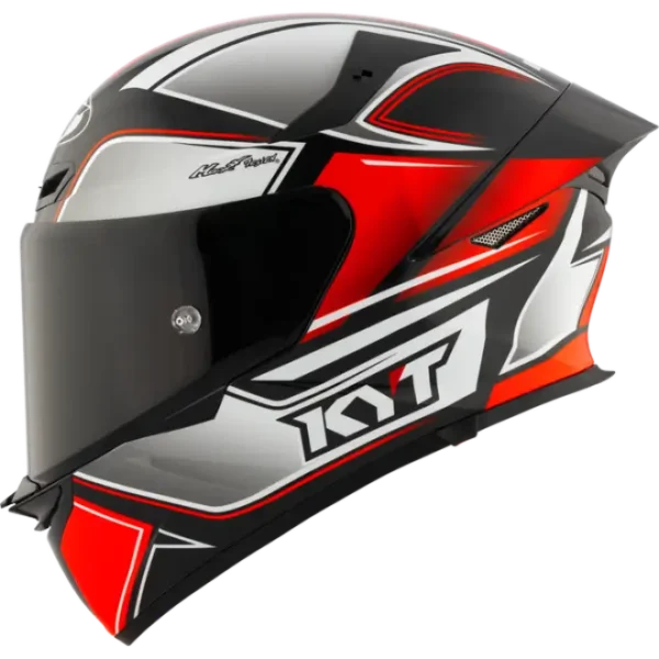 KYT TT Revo Tourist Red Fluro Gloss Helmet
