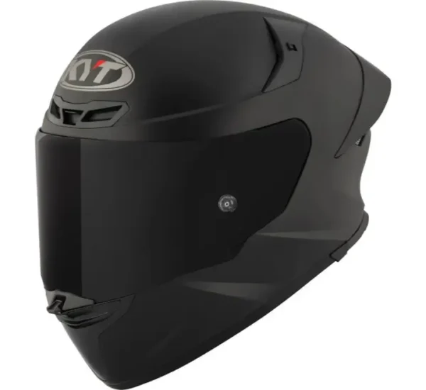 KYT TT-REVO Plain Matt Black Helmet - Image 2