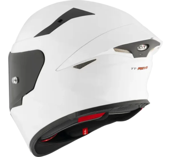 KYT TT-Revo Plain White - Image 3