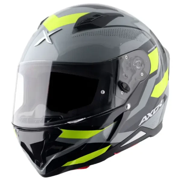 Axor Hunter Cornet Nardo Grey Neon Yellow Helmet