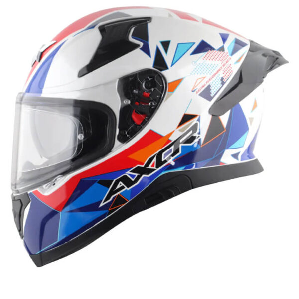 Axor Apex Prism White Blue Helmet - Image 2