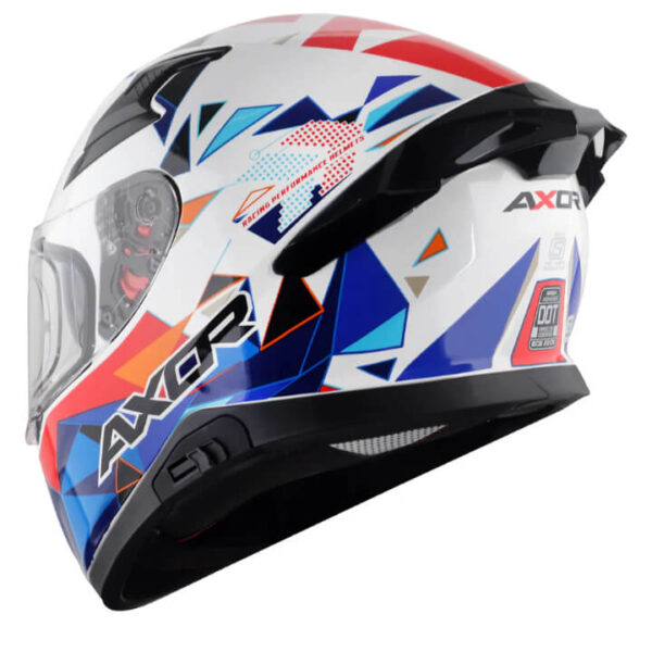 Axor Apex Prism White Blue Helmet - Image 8