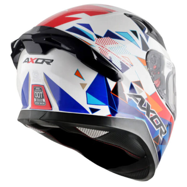 Axor Apex Prism White Blue Helmet - Image 6