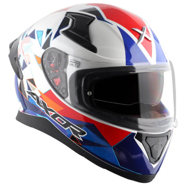 Axor Apex Prism White Blue Helmet - Image 4