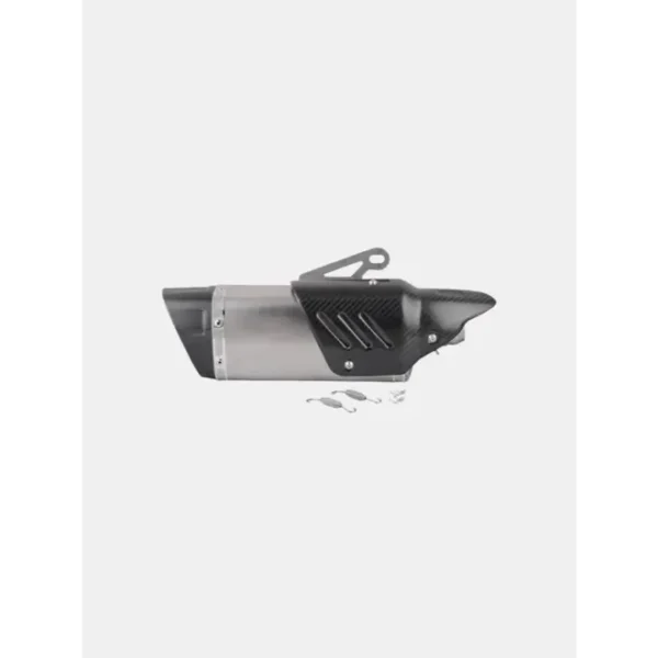 Akra Silver End Carbon Shield Exhaust