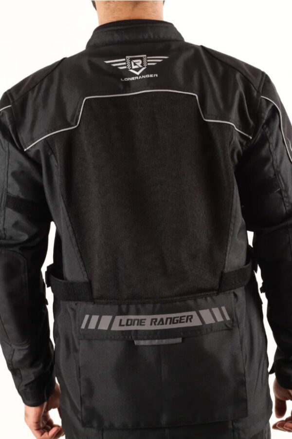 lone ranger adventure touring jacket black bike riding jacket | The rider hub