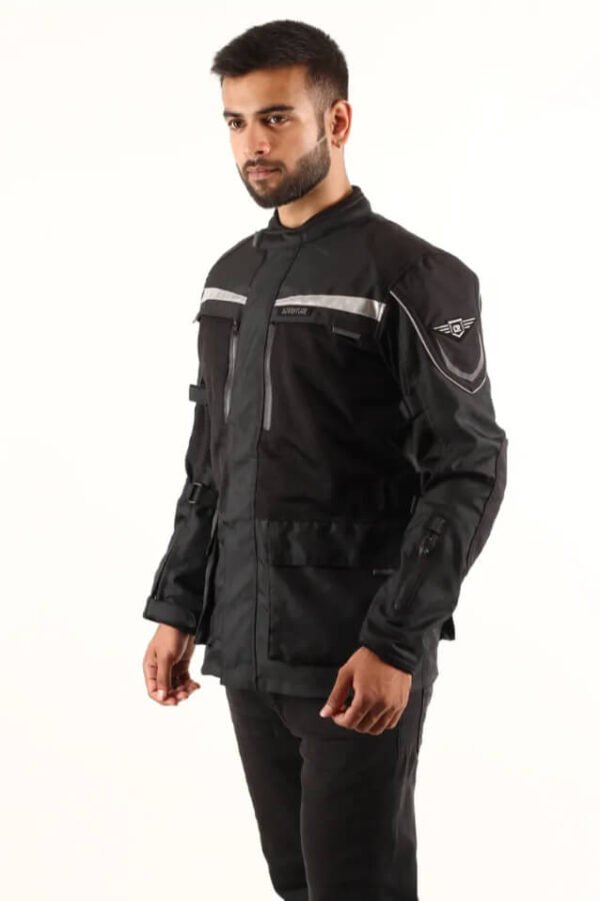 lone ranger adventure touring jacket black motorcycle jacket | The rider hub