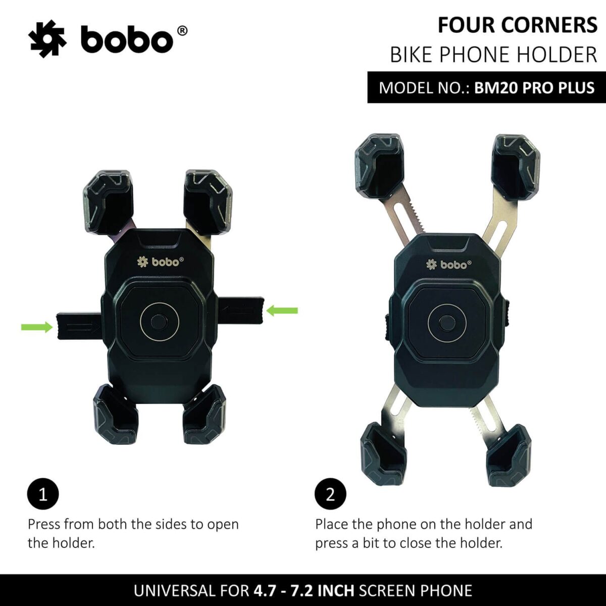 BOBO BM20 PRO PLUS Four Corners Secure Grip with PRO PLUS Vibration Damper - Image 3