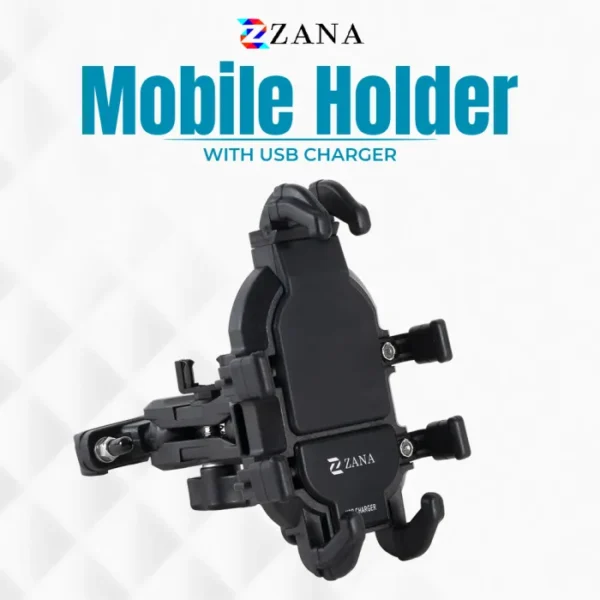 Zana Universal Mobile Holder with USB Charger