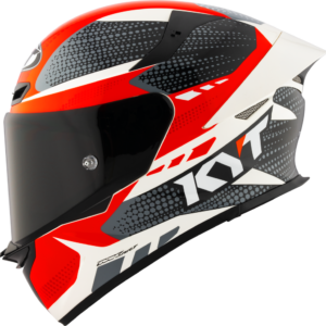 KYT TT-Revo Gear Black Red Gloss Helmet