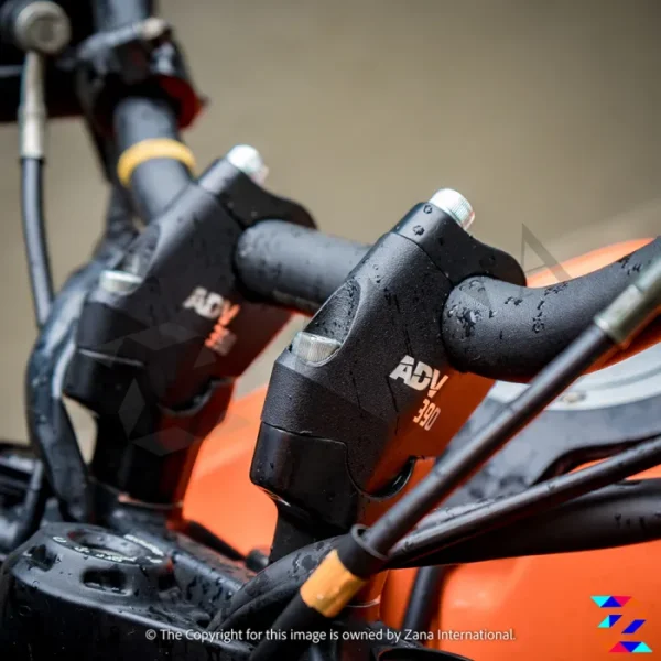 Zana HANDLE BAR RISER FOR KTM 390/250 / 390 X ADVENTURE (ALUMINIUM,PULL BACK ANGULAR )