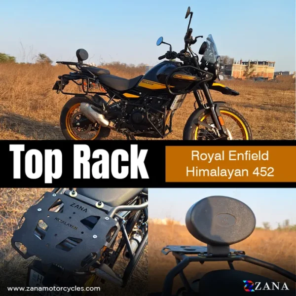 Zana Top Rack for Himalayan 450 with MS Plate