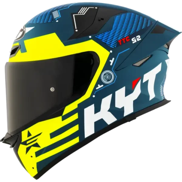 KYT TT-REVO Fuselage Matt Yellow Helmet