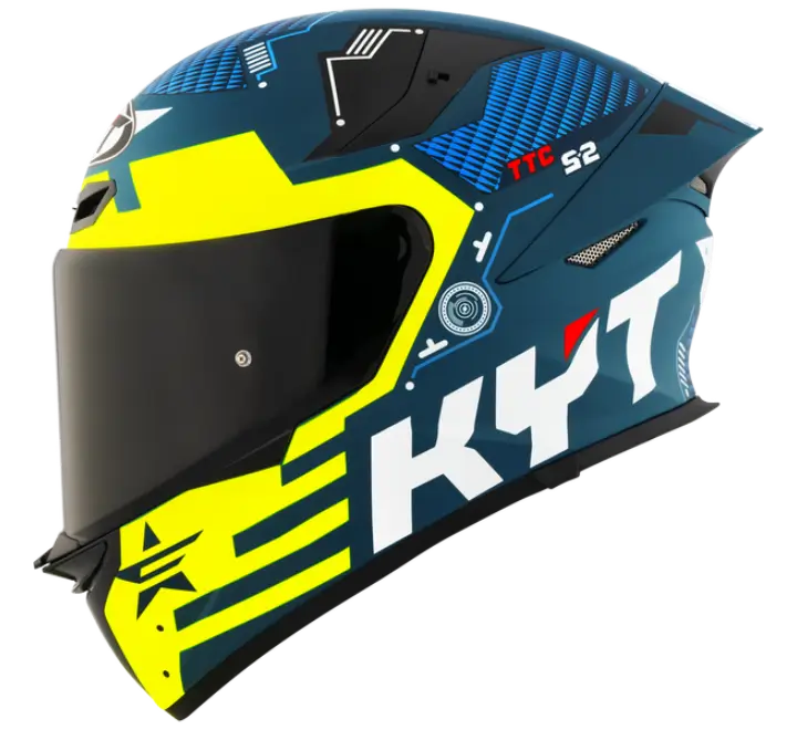 KYT TT-REVO Fuselage Matt Yellow Helmet