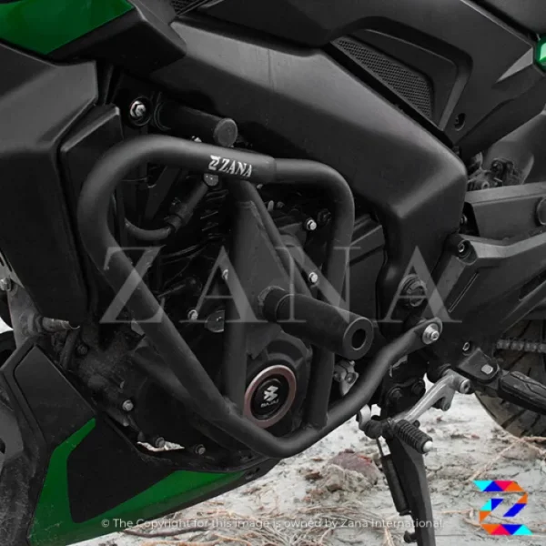 Zana CRASH GUARD WITH SLIDER TEXTURE MATT BLACK DOMINAR 400/250(2017-22) - Image 2