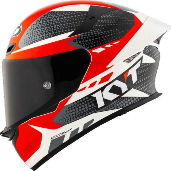KYT TT-Revo Gear Black Red Gloss Helmet