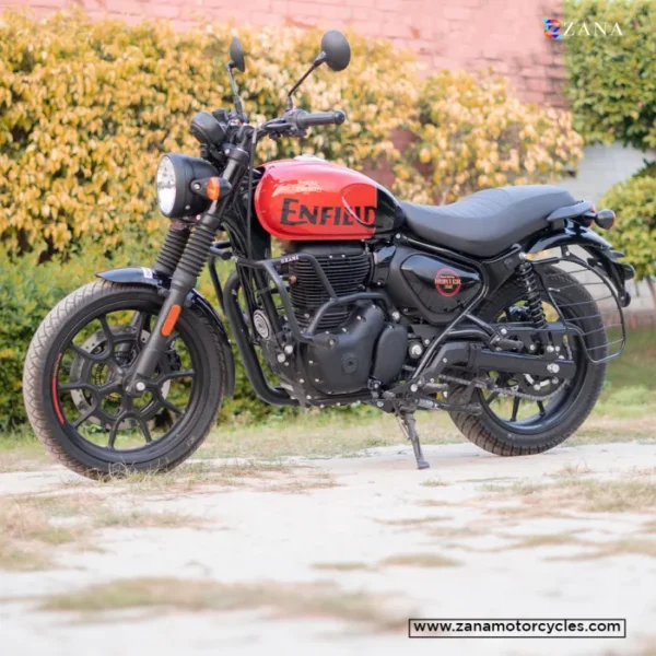 Zana CRASH GUARD WITH SLIDER BLACK MS FOR ROYAL ENFIELD HUNTER 350 - Image 2