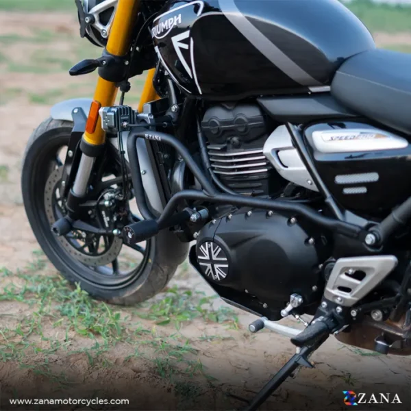 Zana CRASH GUARD WITH SLIDER BLACK FOR TRIUMPH SPEED 400 - Image 2