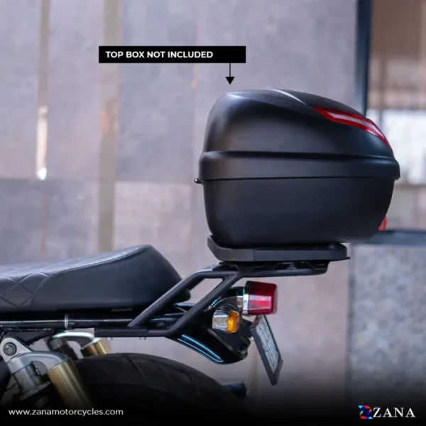 Zana TOP RACK (T-2) WITH ALUMINIUM PLATE COMPATIBLE WITH PILLION BACKREST FOR GT& INTERCEPTOR 650 - Image 2